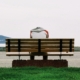 a man on bench suffering from sadness or depression